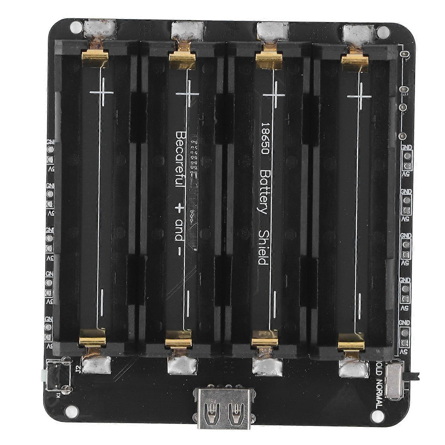 4-slot-lithium-batteriehalter-schutzgehäuse-batterieentwicklungsplatine Mit Überladeschutz Dc 5v