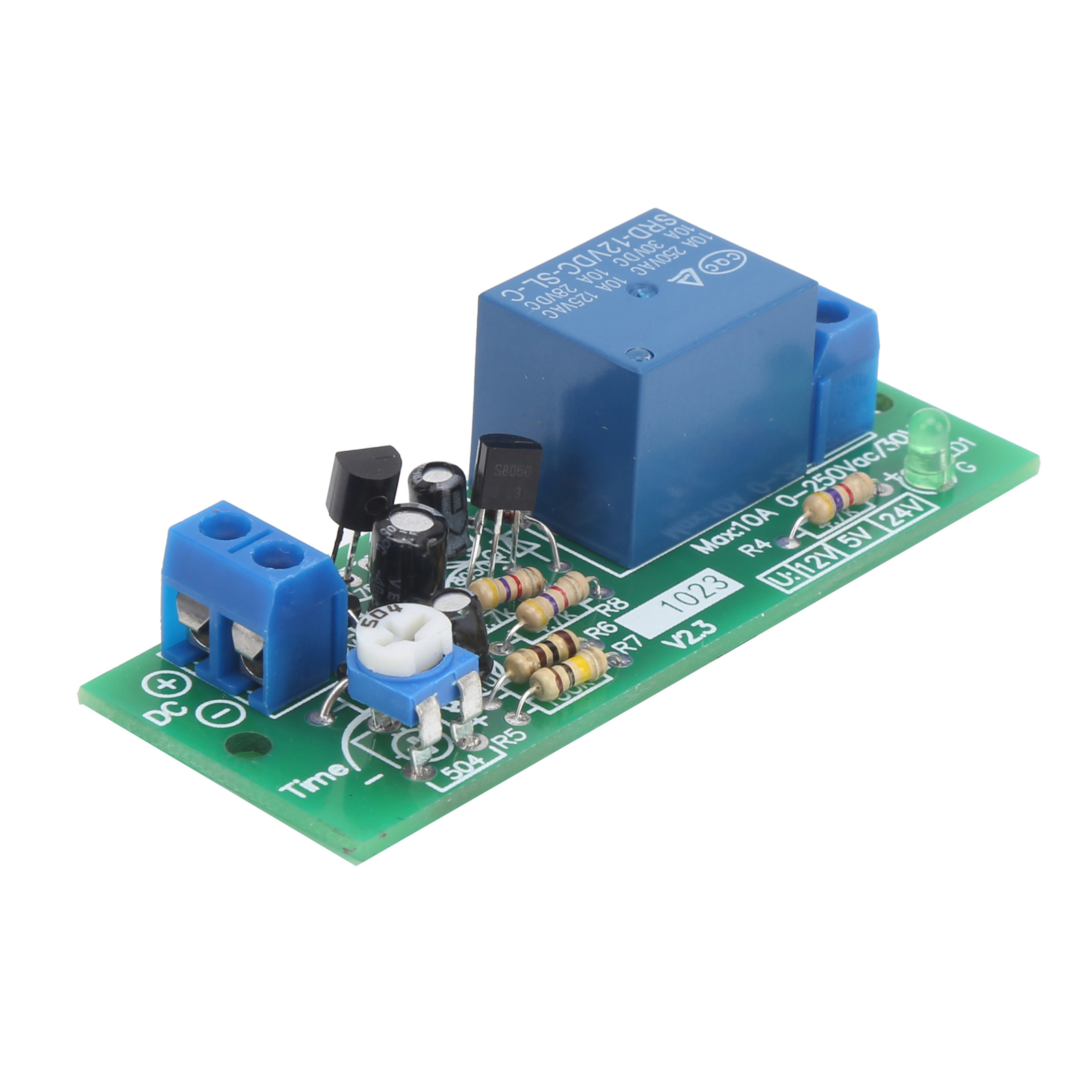 Zeitrelaismodul Mit Verzögerungsschalter Für Hochpräzise Elektronische Geräte Qf1023-a-10m 0-10 Minuten Dc5v
