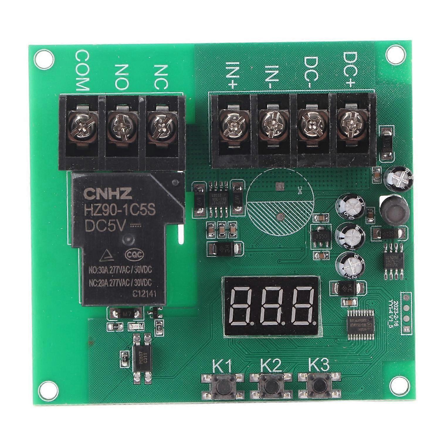 Stromerkennungsmodul Mit Digitalanzeige, Sensorschutzplatine, Detektorschalter, Dc 7–30 V