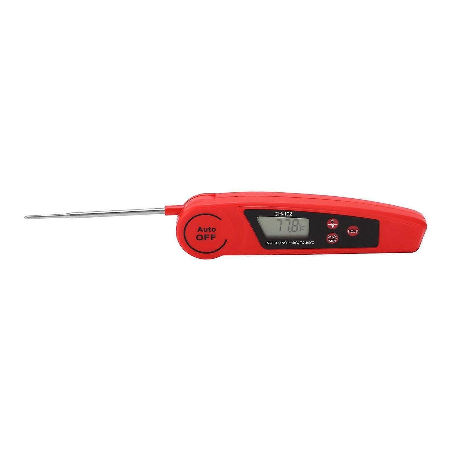 Digitales Fleischthermometer Mit 180°-faltsonde, 5 Sekunden Messzeit, Ip66 Wasserdicht, Sofort Ablesbar, Für Die Küche.