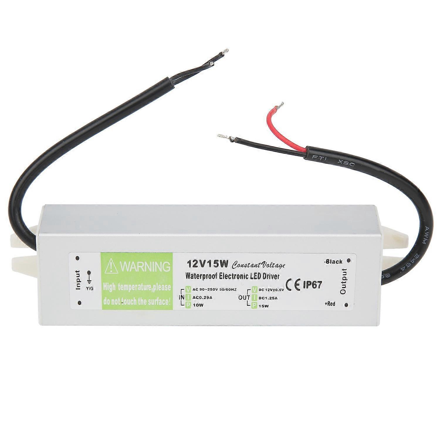 Wasserdichtes Schaltnetzteil 15w Ac90-250v Led-treiber-transformator-netzteil