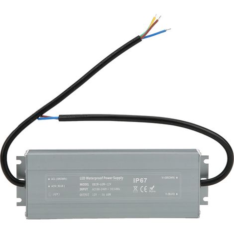 Hruw-60w-12v Ip67 Wasserdichtes Schaltnetzteil Led-treiber-transformator 100-240vac
