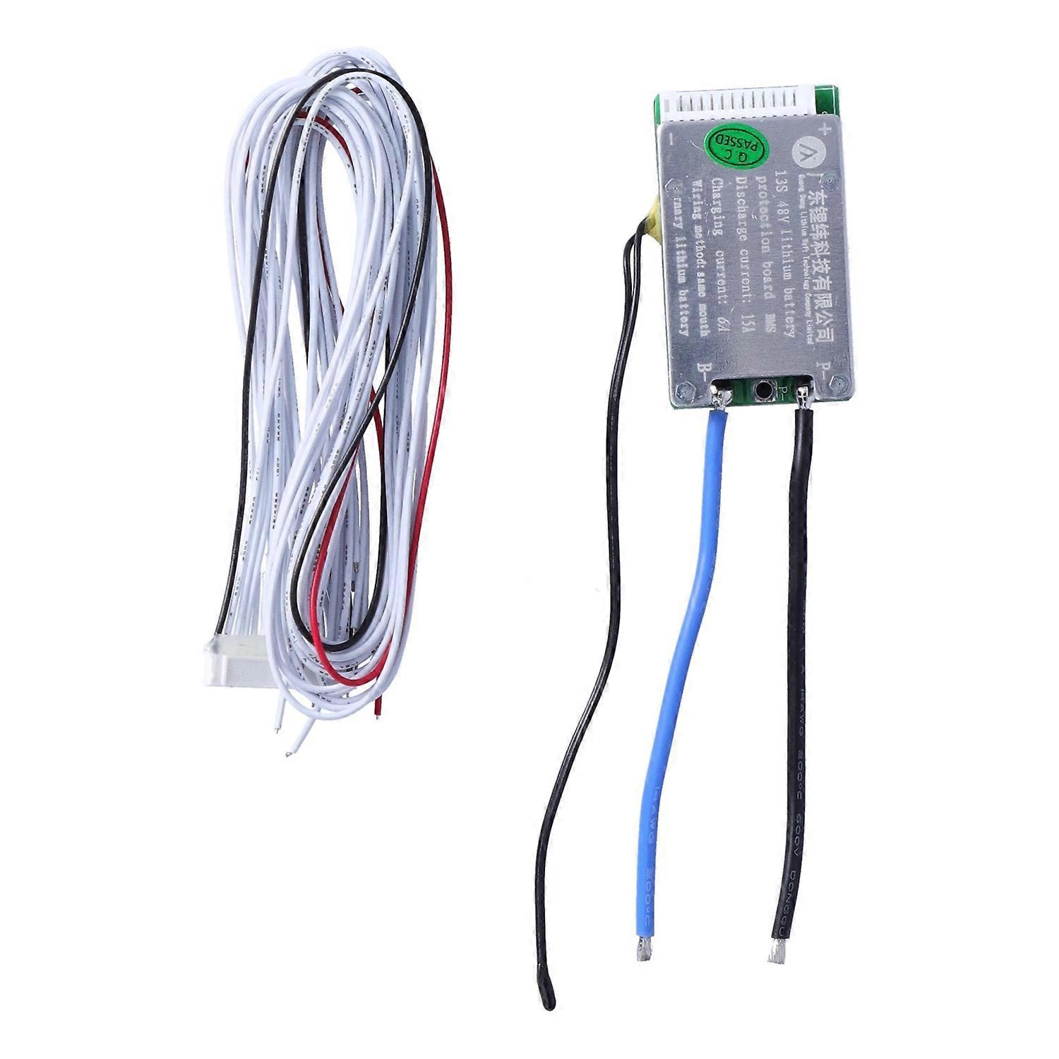 Batterieschutzplatine (bms) Für Ternäre Lithiumzellen (gleiche Polzahl, Balancer 13s, 48v, 15a, 6a Ladestrom)