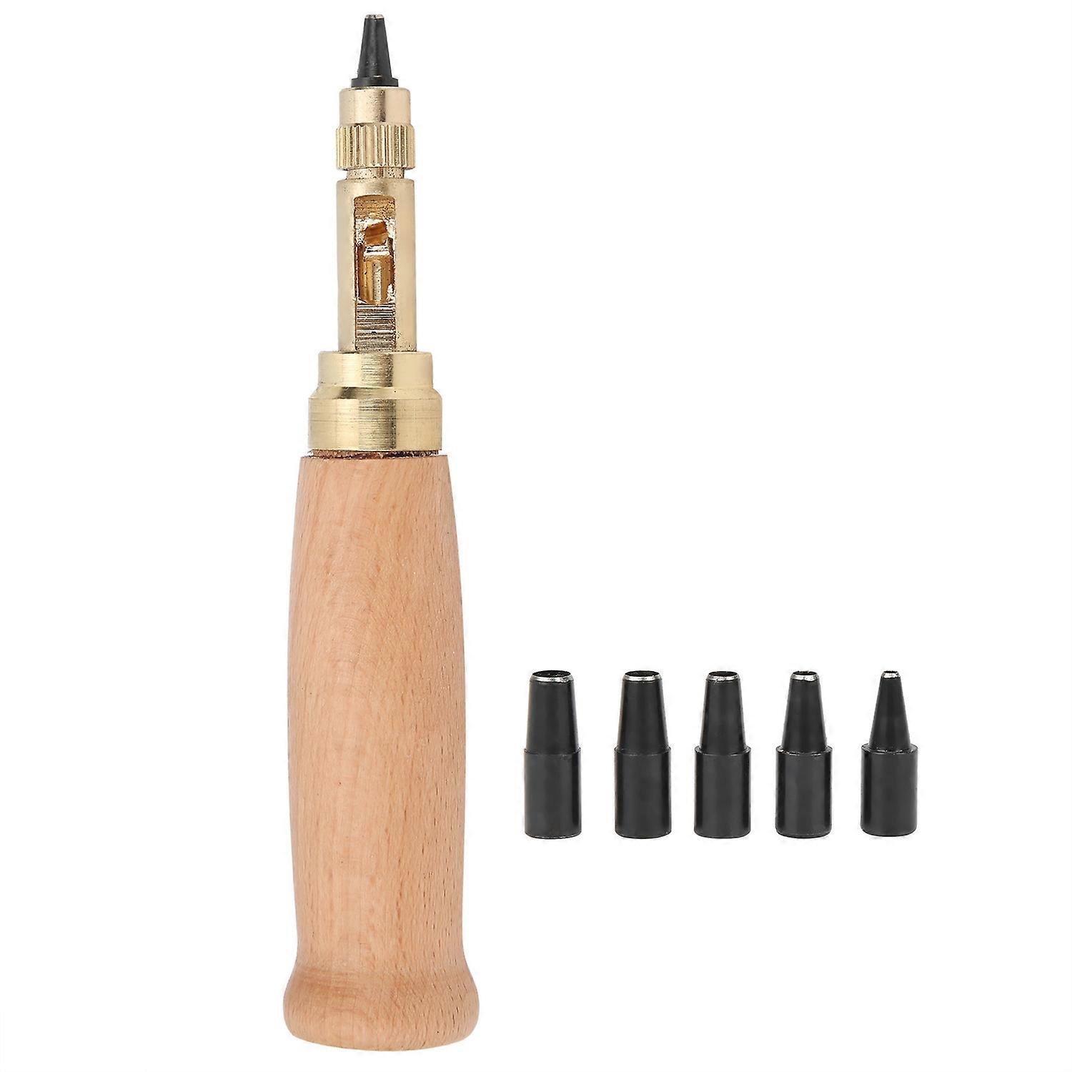 Diy-gürtelstanzen-werkzeugset, Handgefertigtes Lederhandwerk, Lochstanzen-set Mit Schwachem Magneten