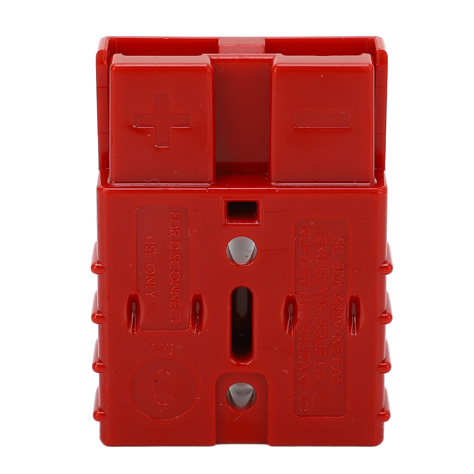 Stromanschluss 50a 600v Sb50a Crimp-steckverbinder Zubehör Mit 2 Klemmen Für Batterie Rot
