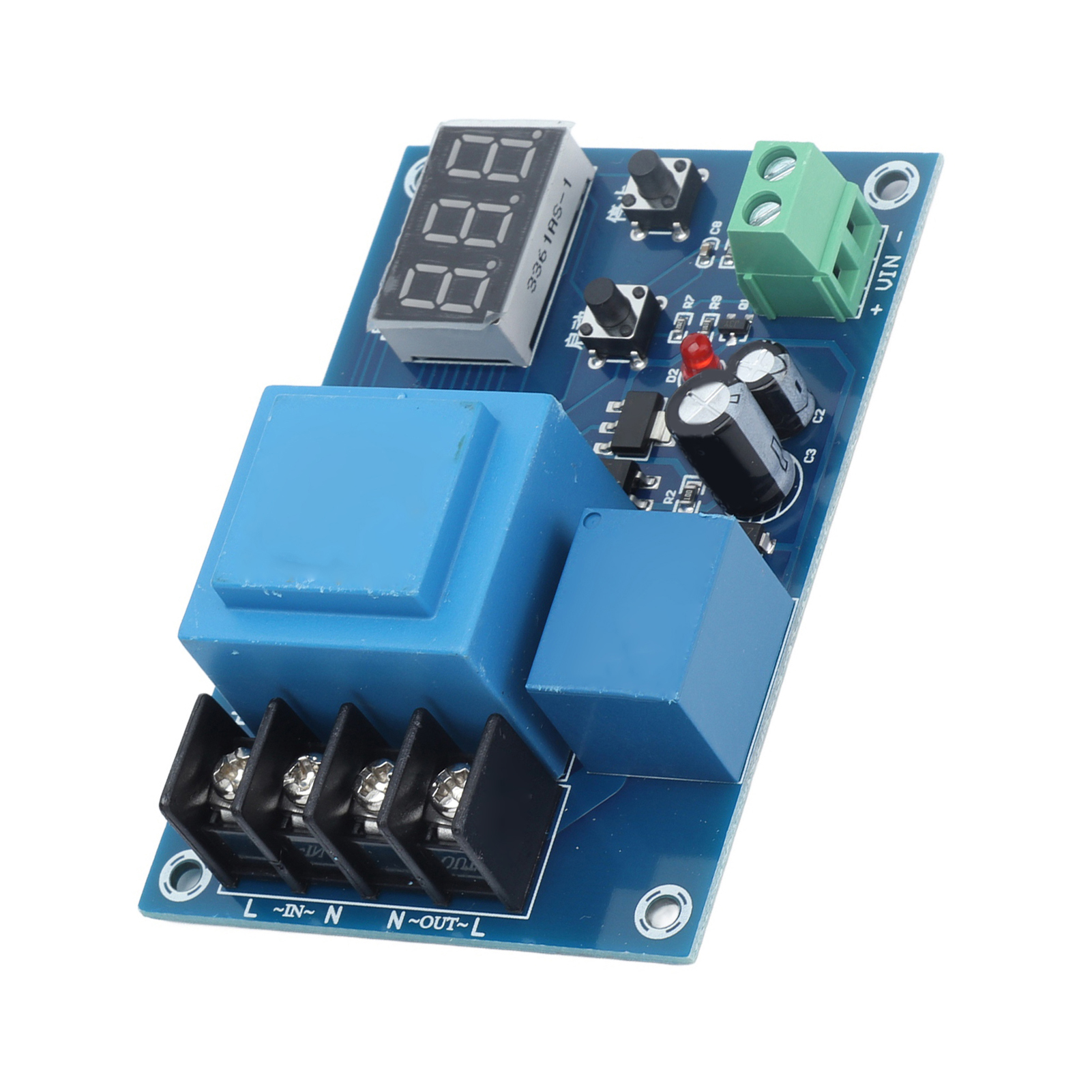 Ladesteuermodul Batterieladegerät-controller Schutzplatine Digitalanzeige Ac220v