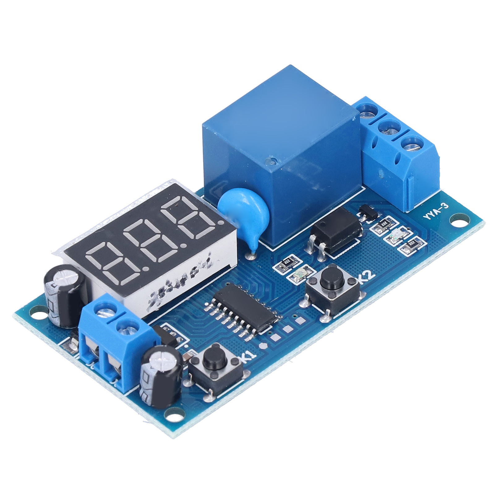 Zeitverzögerungsrelais-timer-steuermodul, Einstellbarer Countdown-steuerschalter, 12 V