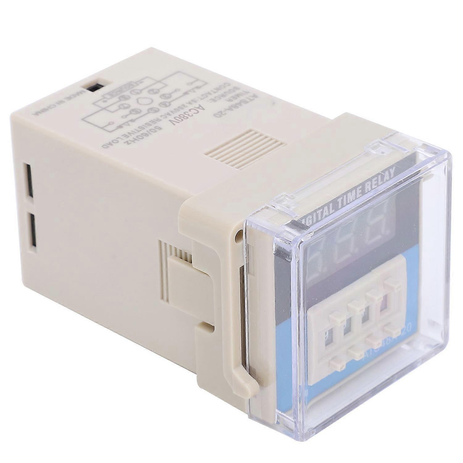 Ats48a‐20 Led-digitalanzeige-zeitrelais, Flexibel Einstellbares Zeitrelaismodul, Ac 380 V