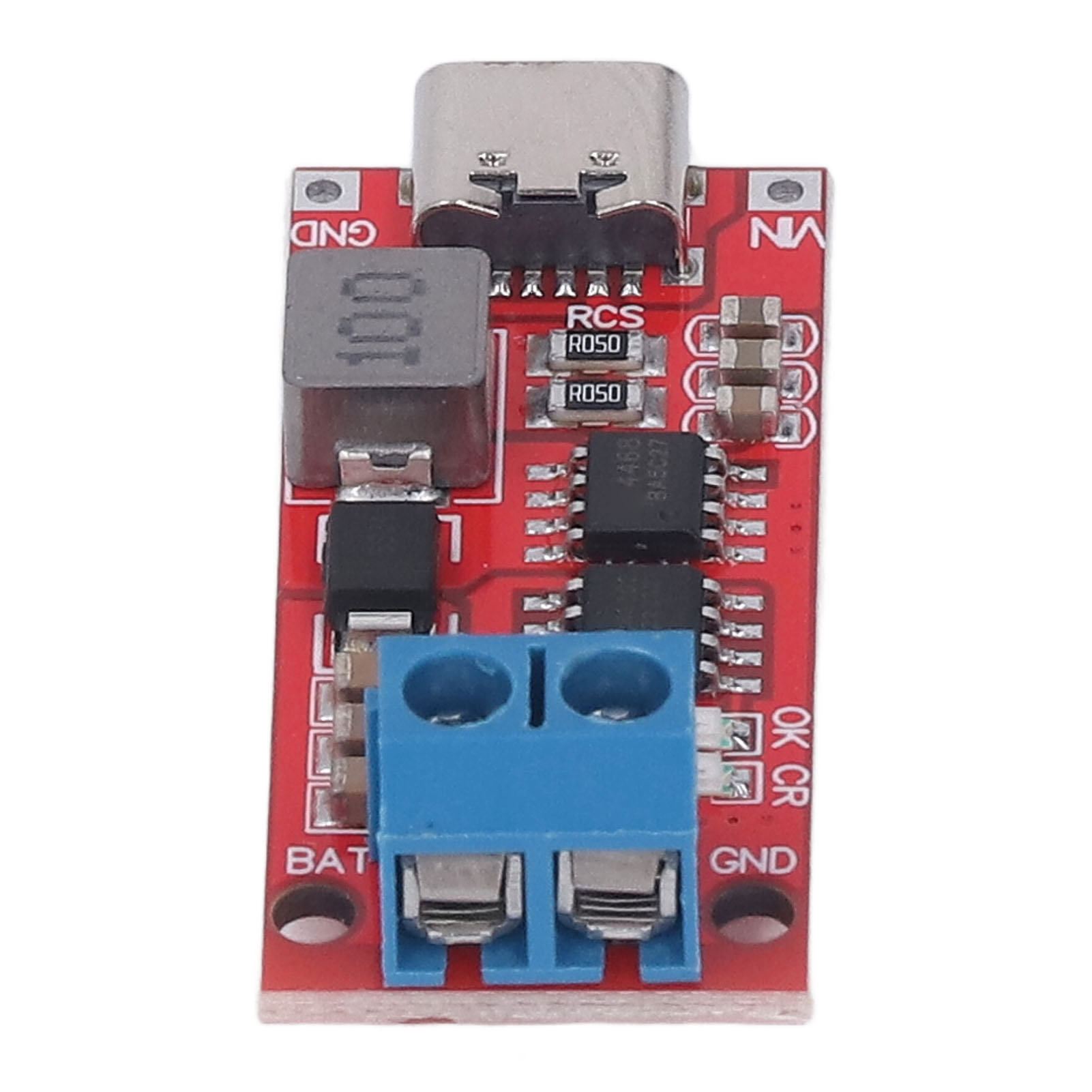 Lithium-batterie-boost-modul Mit Typ-c-schnittstelle, Aufwärtswandler Zum Schutz, Dc 3–6 V, 4 A