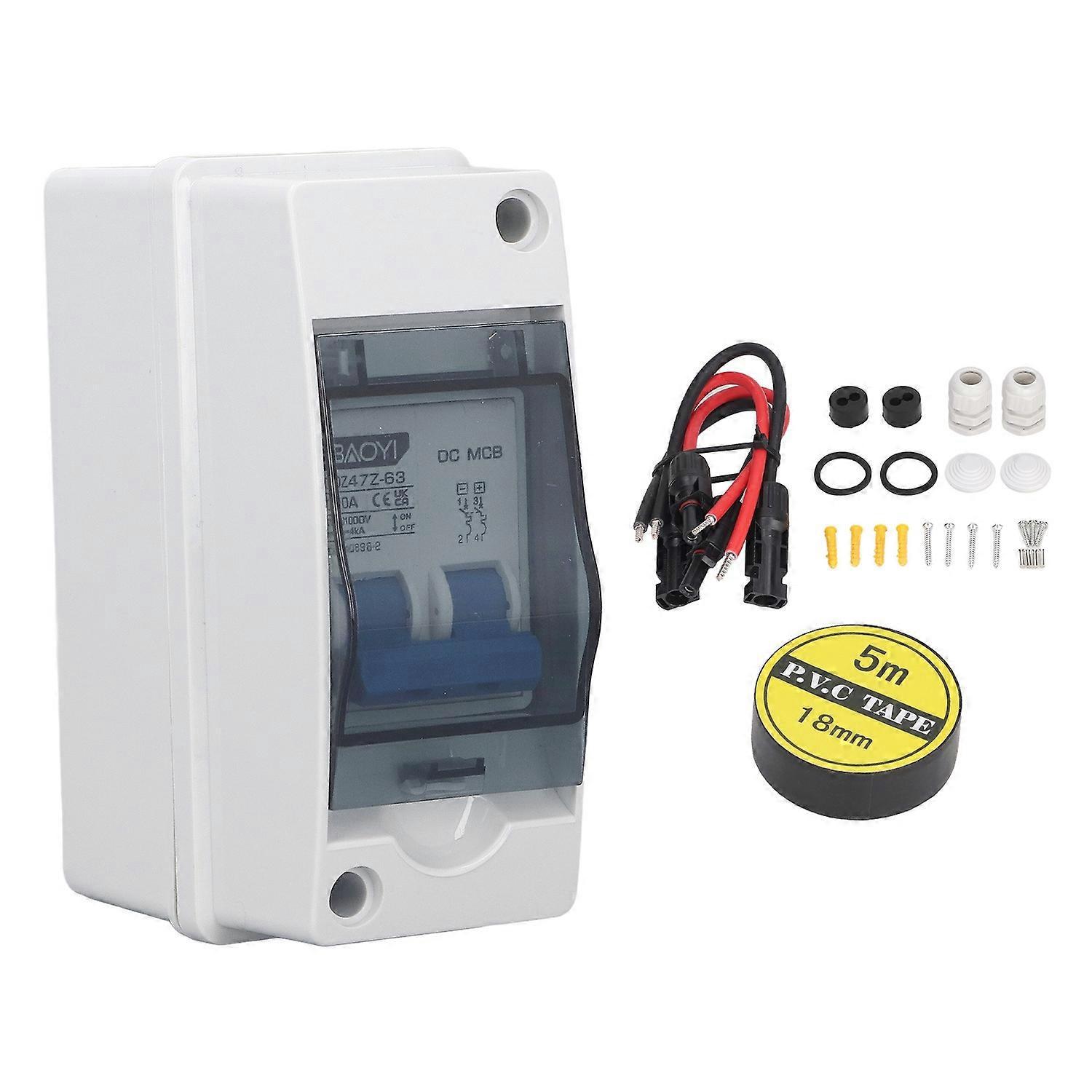 Dc-mini-leistungsschalter Mit Verteilerkasten Ip65 4000a Icu Wasserdichter Dc-trennschalter Dc1000v