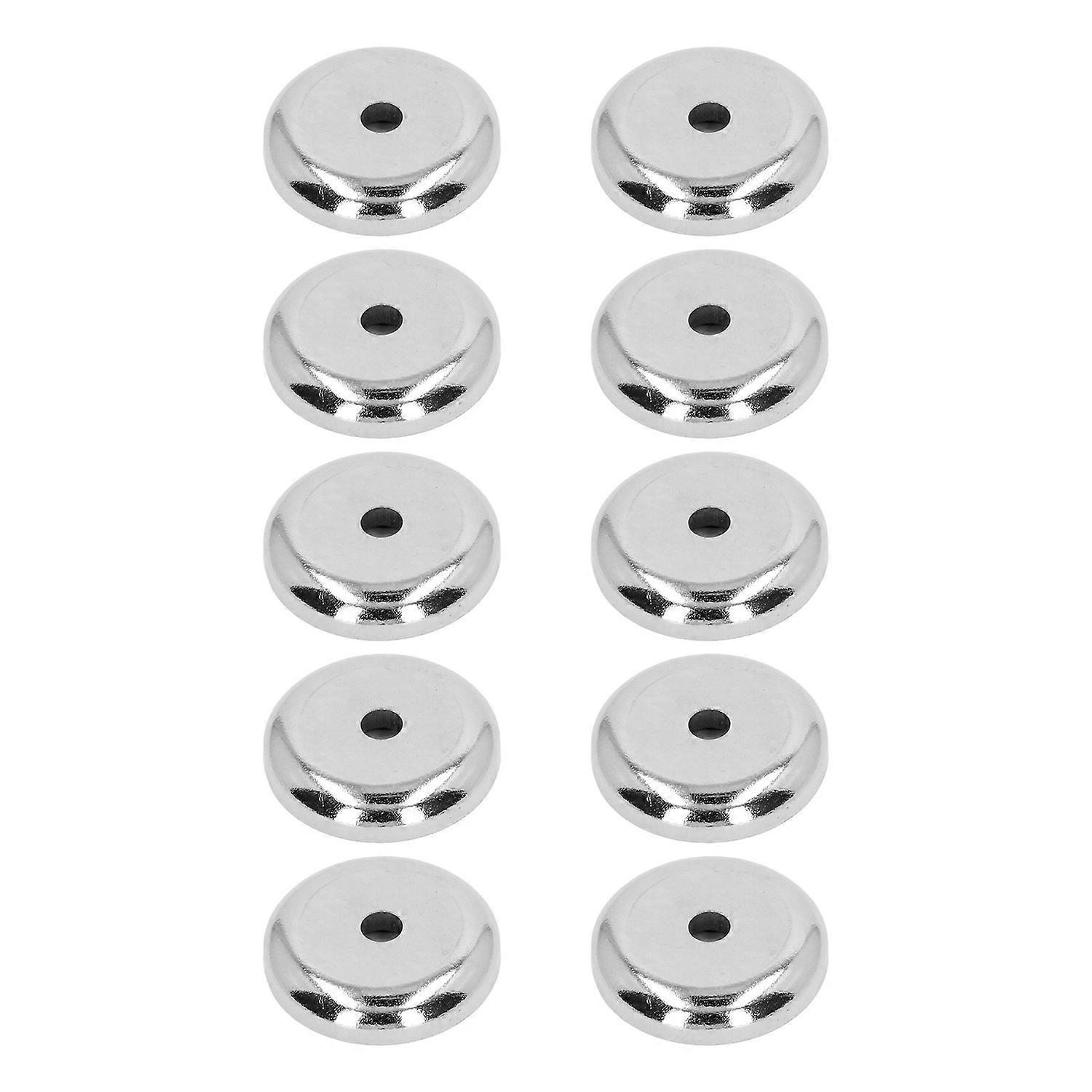 10 Stück Silber-ndfeb-magnet, Vernickelt, Neodym-eisen-bor, Edelstahl, Senkloch, Topf M
