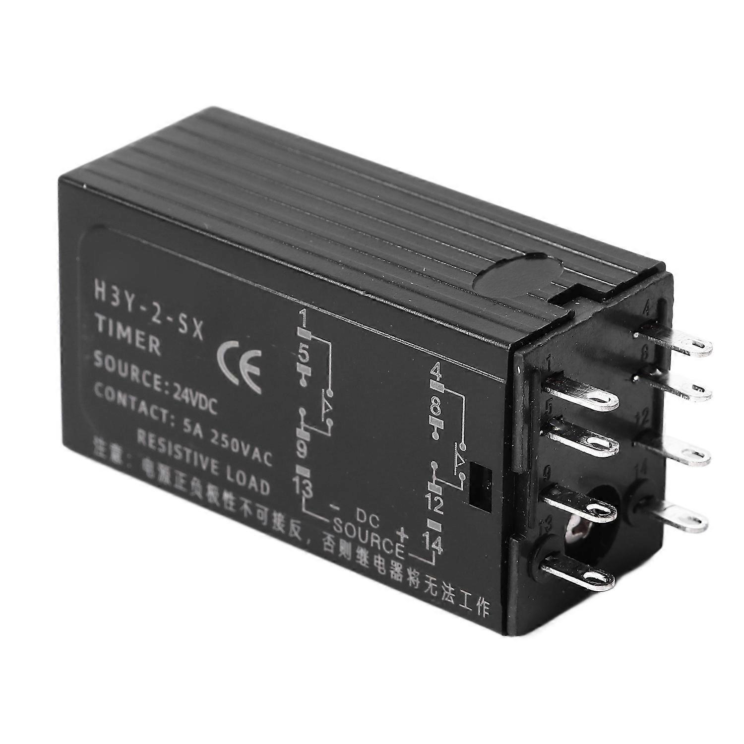 Zeitverzögerungsrelais 0,1 S Bis 99 H, 8-poliges Digitaldisplay, Zyklustimer-relais Für Automatisierungssteuerung, 24 V Dc