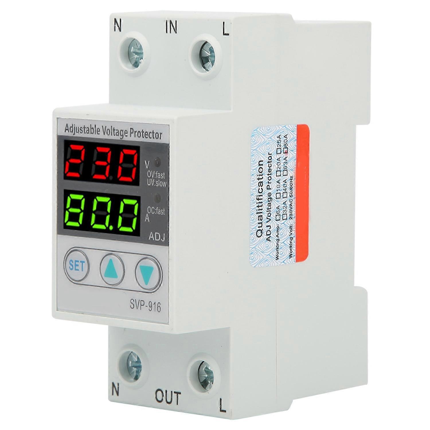Svp‑916 230v Einstellbares Automatisches Über- Und Unterspannungsschutzgerät