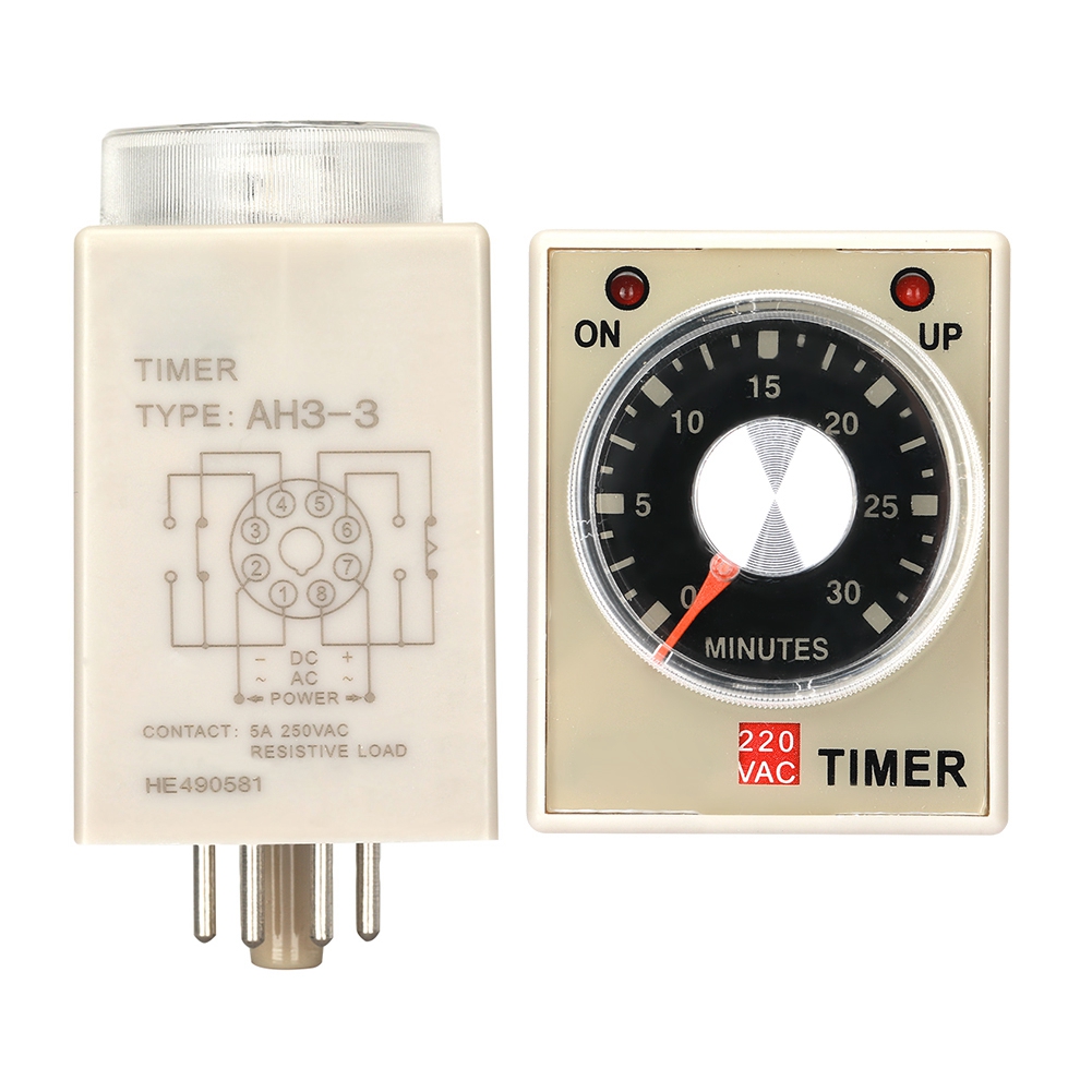 220vac 30 Minuten Einschaltverzögerungs-timer-zeitrelais Ah3-3(30m)