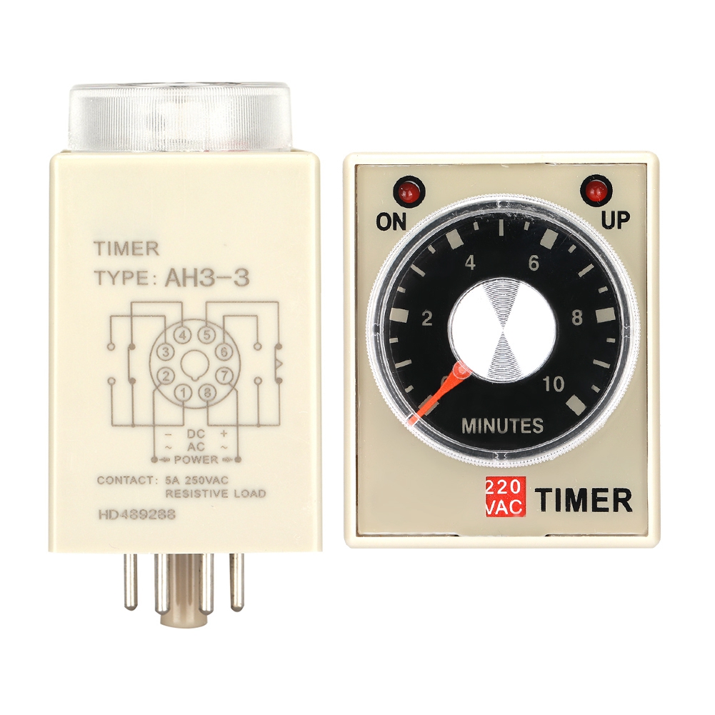220vac 10 Minuten Einschaltverzögerungs-timer-zeitrelais Ah3-3(10m)