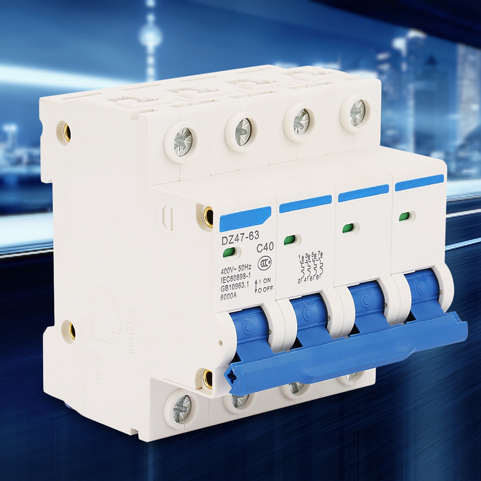 Dz47-63 4p 40a 400v 50hz Miniatur-leistungsschalter