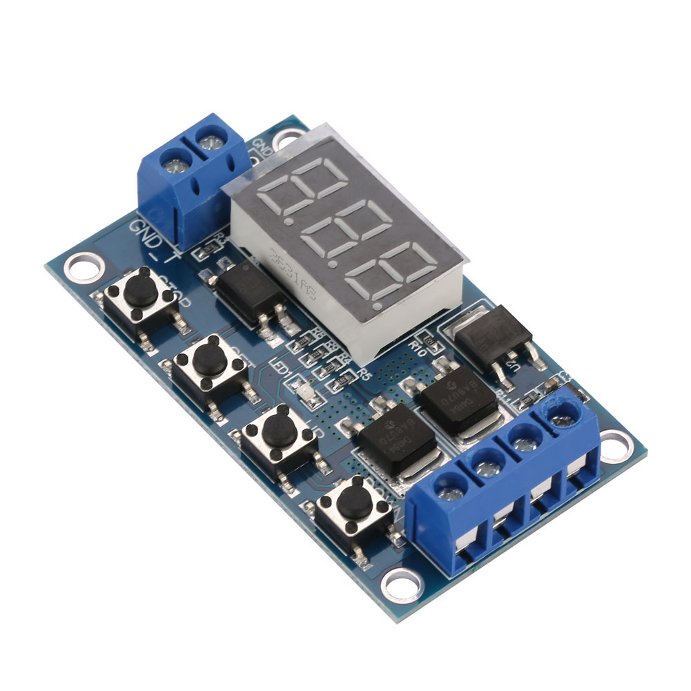 12v-24v Impulssignal-zyklusverzögerungs-timer-schalter Mit Dual-mos-steuerplatine