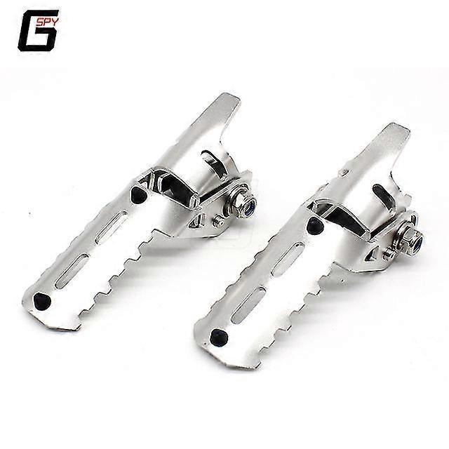 2225 Mm Für Bmw R1250gs, R1200gs, R1250gs (2013–2021), Adventure, Lc, Highway, Klappbare Fußrasten Mit Klemmen – Silber