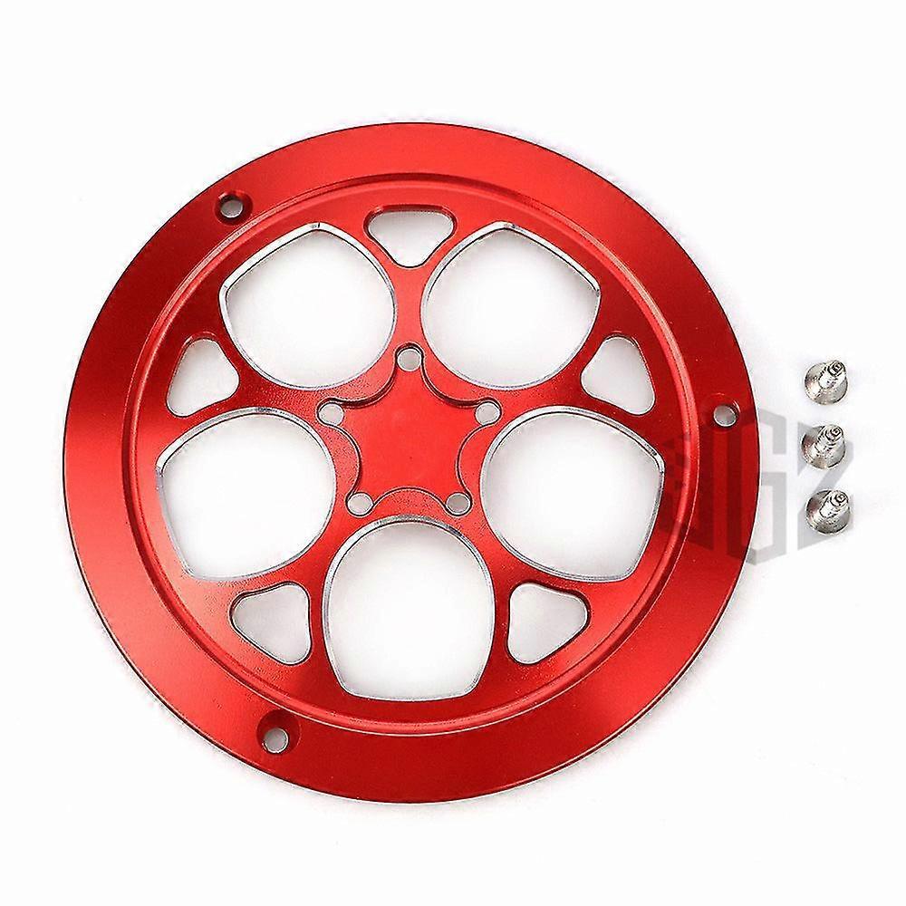 Cnc-gefräste Aluminium-lüfterabdeckung Zum Schutz Des Motors Für Vespa Sprint Primavera Lx 150 (2013–2019/2020) – Rot
