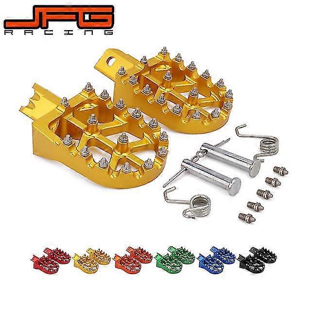 Universal-cnc-fußrasten In Verschiedenen Farben Für Honda Crf, Xr 50, 70, 110, M2r, Sdg, Dhz, Ssr, Kayo Und Pit Bikes – Gold