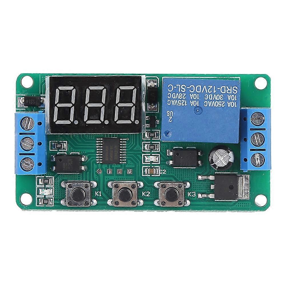 Einkanaliges Timer-steuerschalter-relaismodul, Einstellbarer Triggerzyklus (dc 12v)