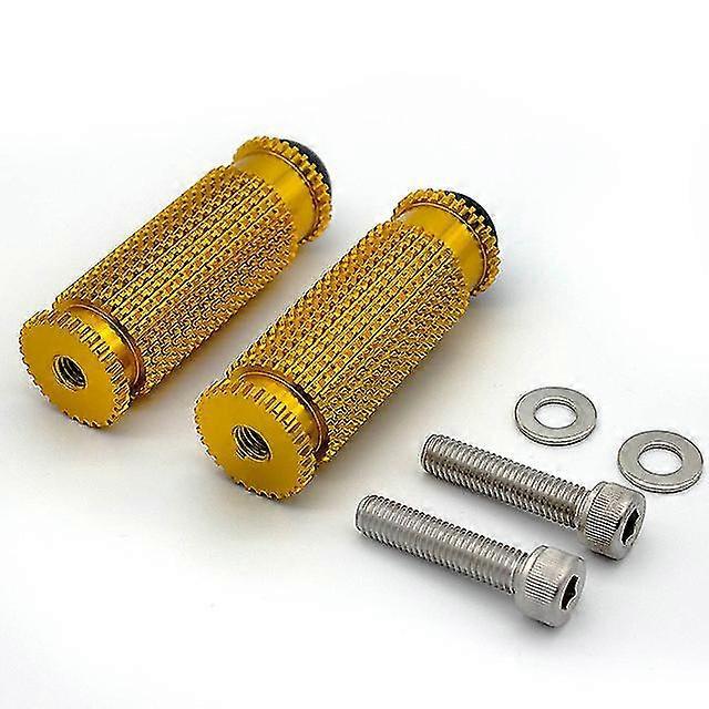 Cnc-gefräste Aluminium-motorrad-fußrasten, 8 Farben, 8 Mm, Passend Für Ducati Diavel 1115 Carbon, 1116 Amg, 1112 – Gold
