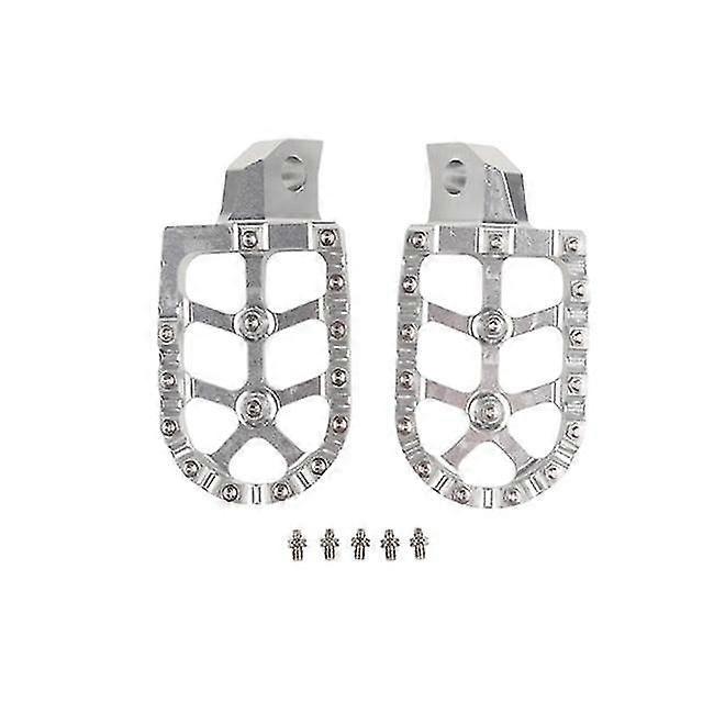 Motocross-fußrasten Für Kawasaki Kx125, Kx250 (1988–1996), Kx 125, 250, 500 Und Kx500 (1988–2004) – Silber