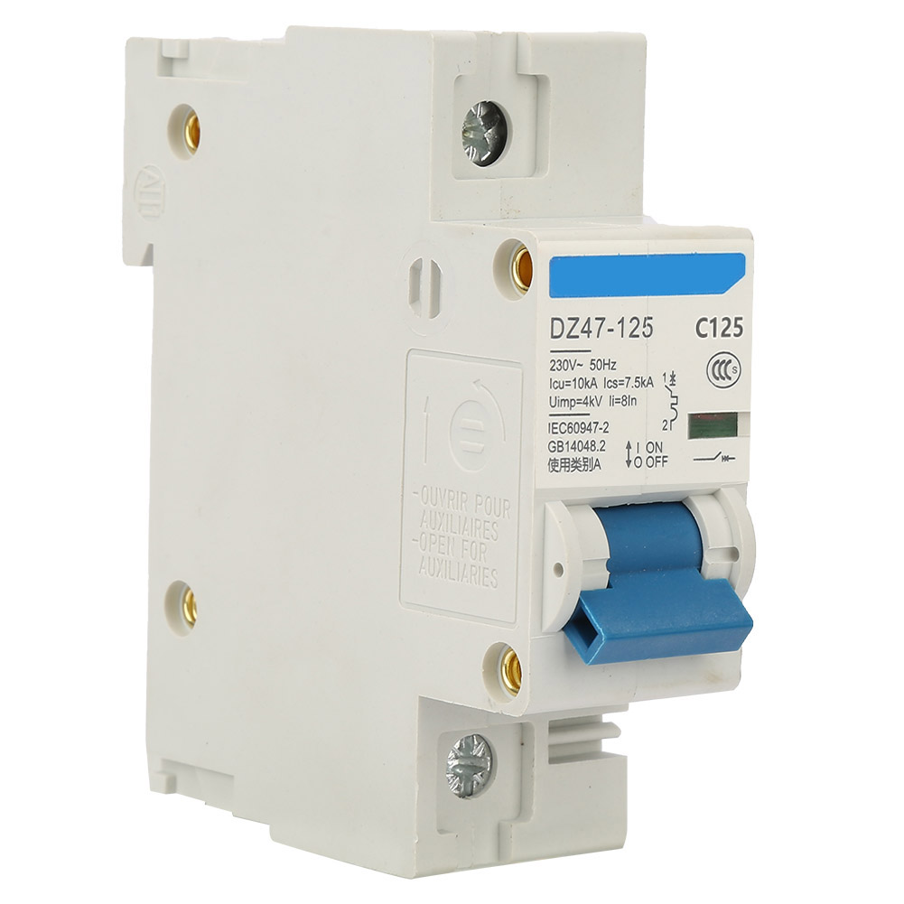 230v 80/100/125a Leistungsschalter Dz47-125 1p Miniatur-leistungsschalter (125a)