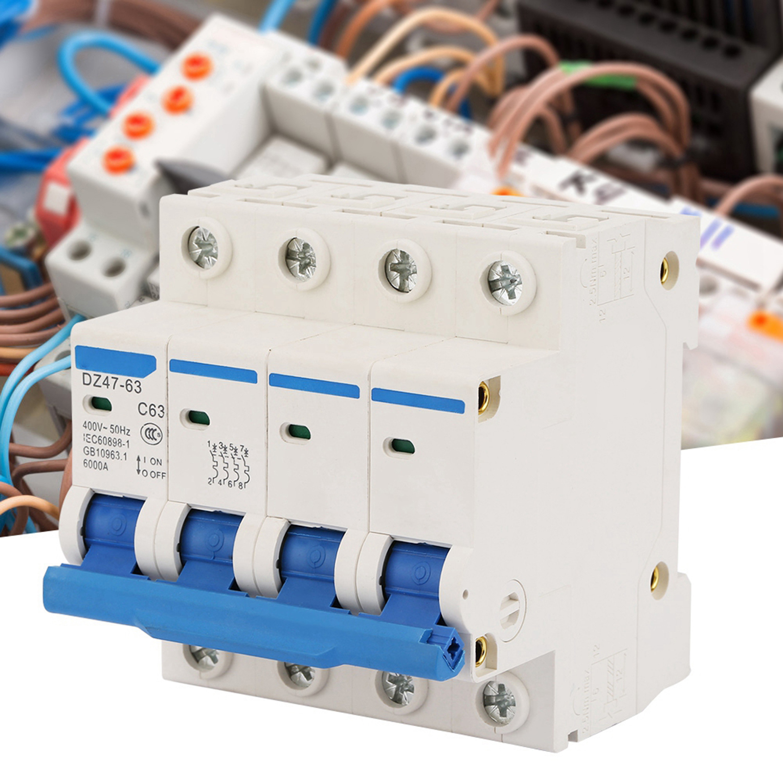 Fehlerstromschutzschalter Dz47-63 4p 400v/63a Luftschalter