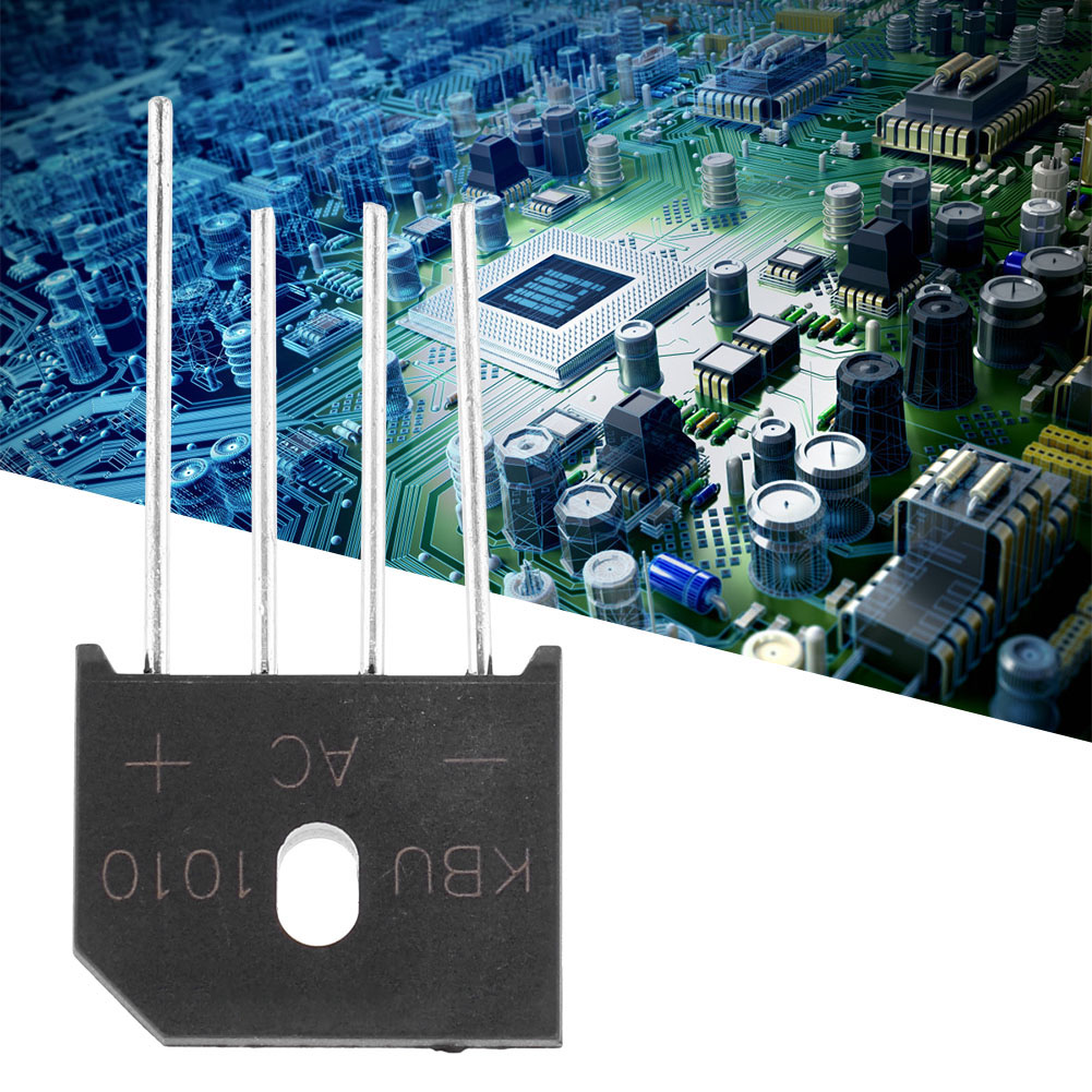 10a 1000v Diodenbrücke Kbu1010 Gleichrichterbrücke Für Elektronische Schaltungen (1 Stück)