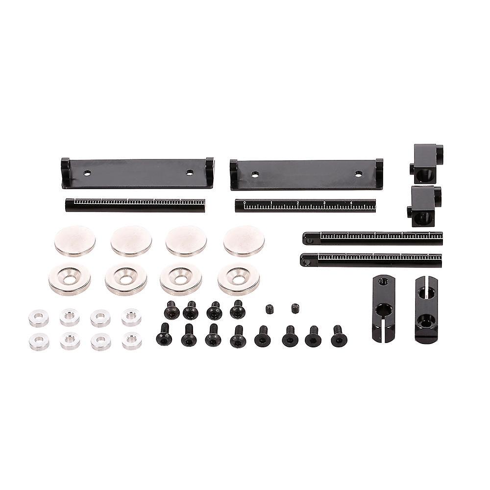 Stealth Cnc-gefräste Karosseriehalterungen Vorne Und Hinten Mit Magnet Für 1/10 Traxxas Axial Hsp Hpi Rc Touring Drifting