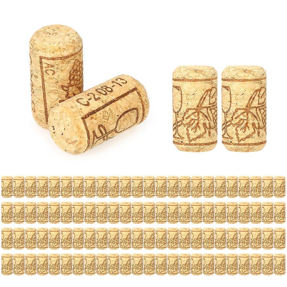 100er-set Weinflaschenverschlüsse 40 X 21 Mm, 100 Stück Rotweinflaschenverschlüsse Aus Eichenholz