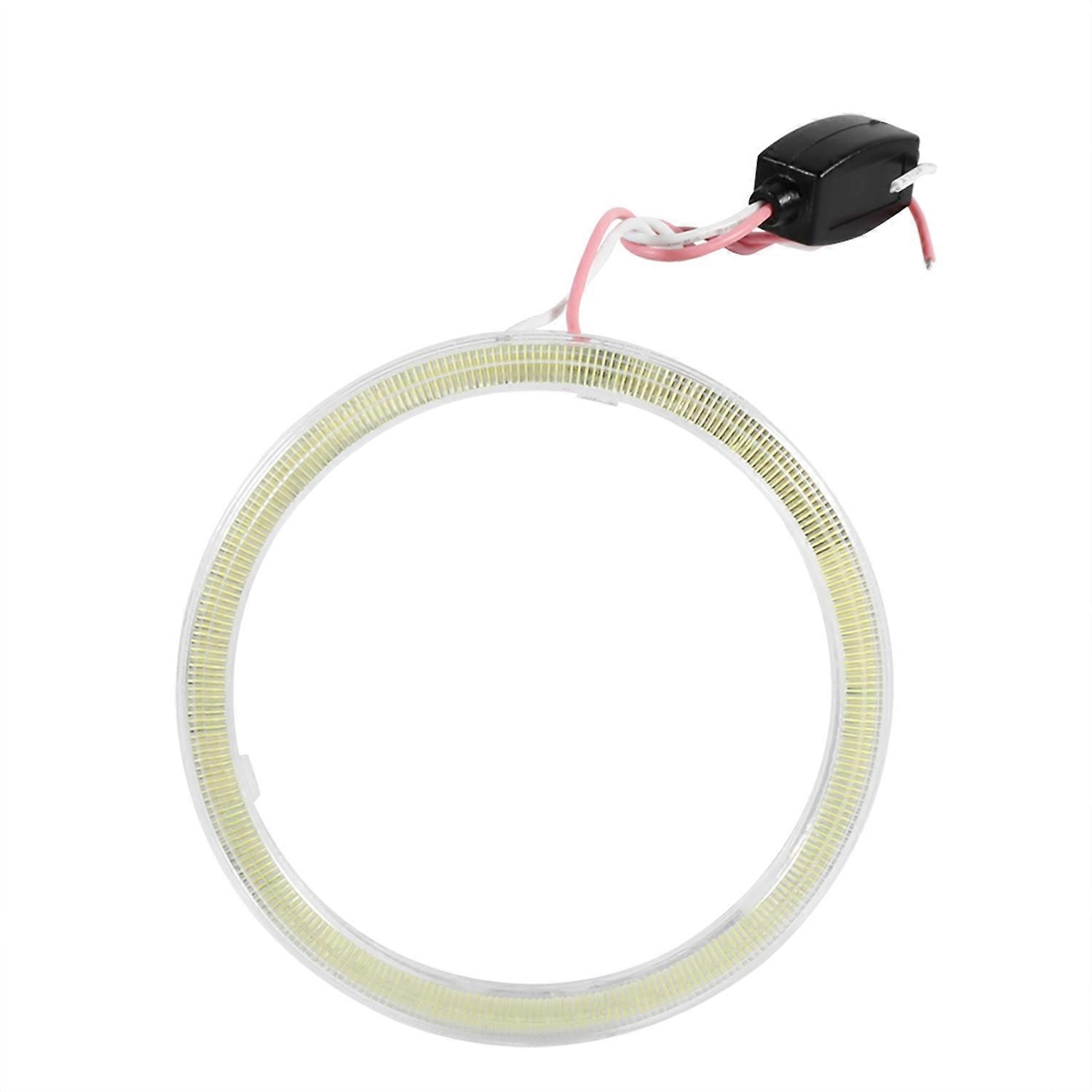Paar Auto-halo-ringe Angel Eye Cob-chips Scheinwerfer Drl Led Für Motorrad Auto 90 Mm