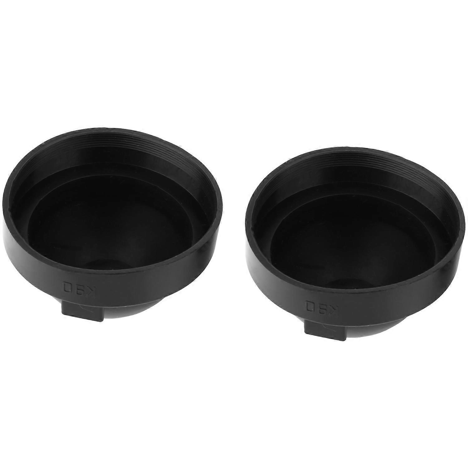 2 Stück 90 Mm Schwarze Gummi-staubschutzkappen Für Auto-led-scheinwerfer, Wasserdicht