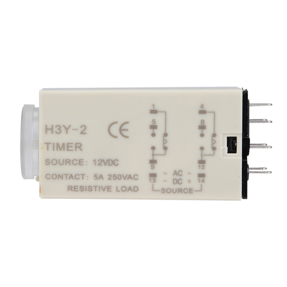 H3y-2 Einschaltzeitrelais Zeigersteuerung Verzögerungstimer 8-pin 12vdc (60s)