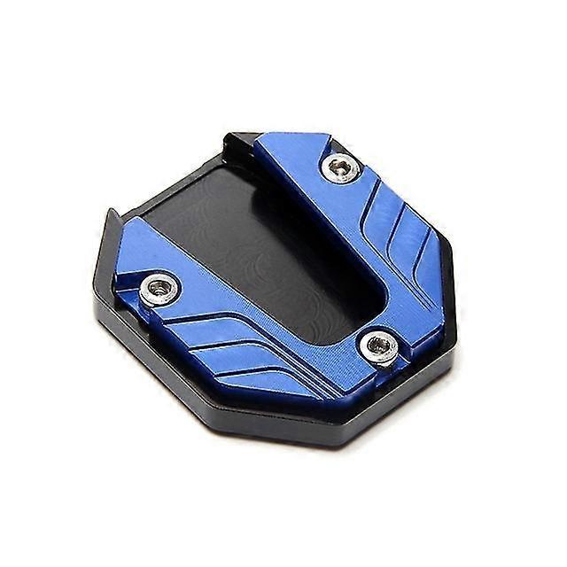 Roller-motorrad-fahrrad-parkständer-pad-platte Aus Cnc-gefräster Aluminiumlegierung – Blau