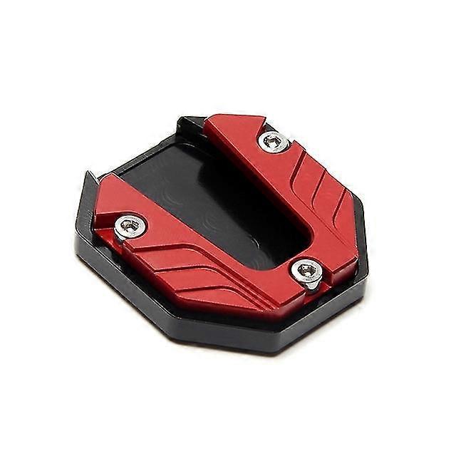 Roller-motorrad-fahrrad-parkständer-pad-platte Aus Cnc-gefräster Aluminiumlegierung – Rot