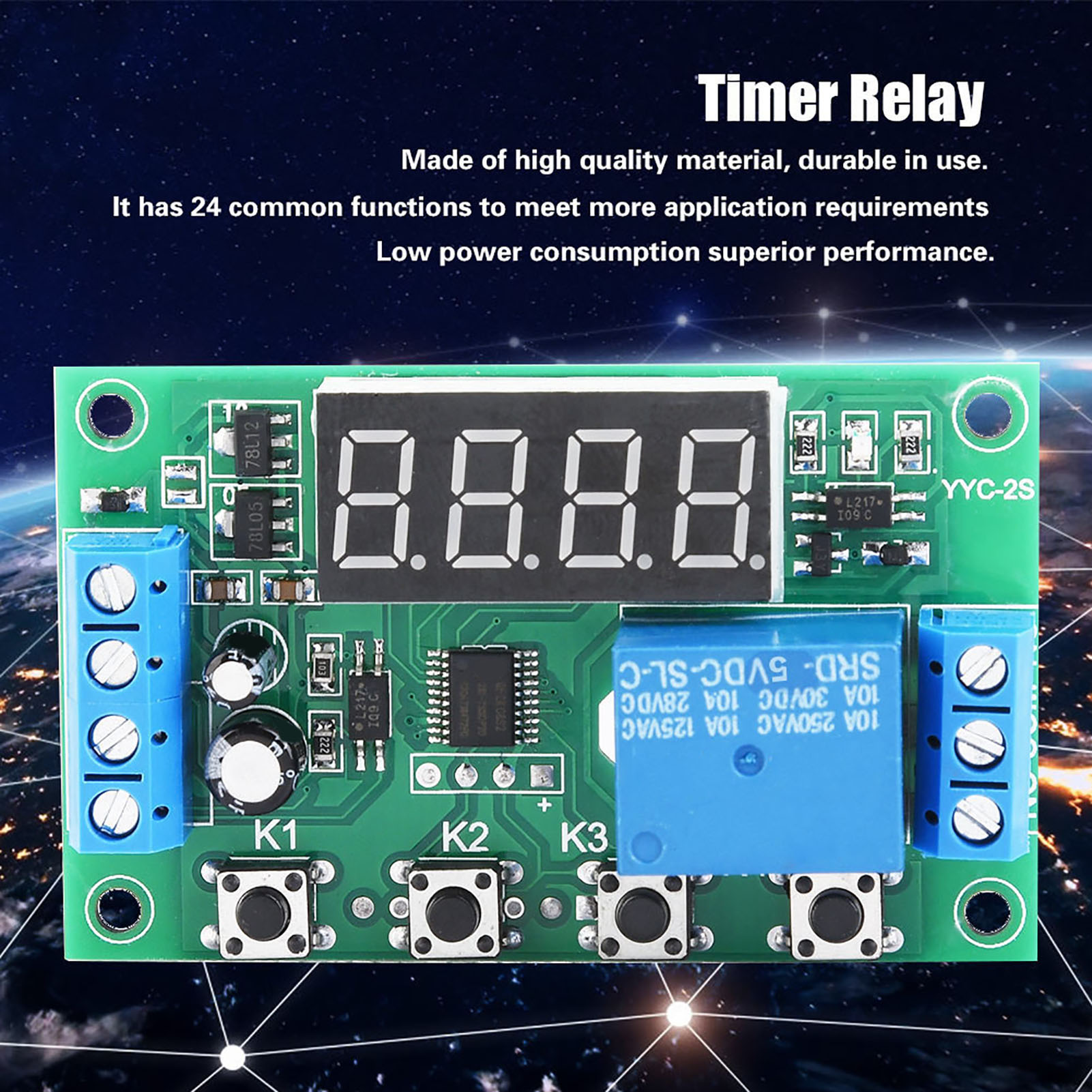 Led-anzeige, Einstellbares Timer-relais-automatisierungssteuerungs-schaltmodul (5v)