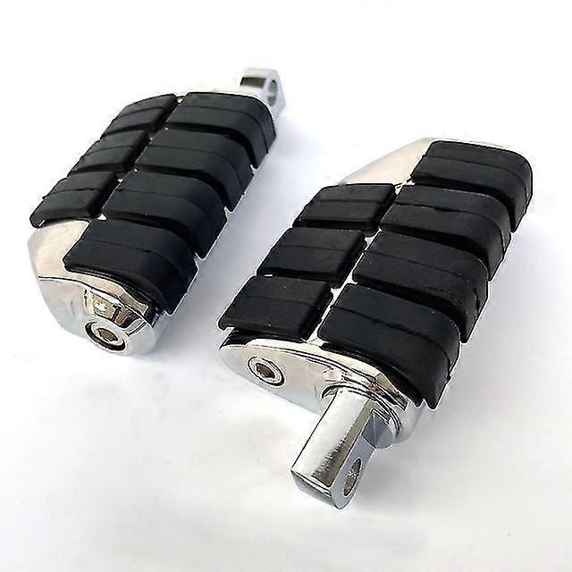 Verchromte, 32 Mm (1,25 Zoll) Kurze, Abgewinkelte Highway-motorschutz-fußrasten Für Harley Touring, Sportster, Dyna Und Softail – Fußrasten