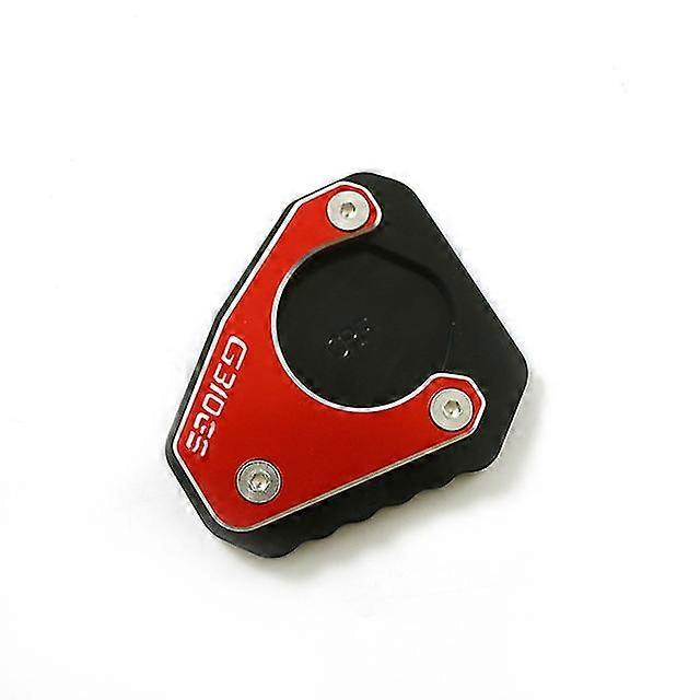 Für Bmw G310gs G 310 Gs G 310gs 2017-2022 Motorrad Cnc Kickstand Extension Pad Fuß Seitenständer Vergrößerungsplatte Zubehör--rot-g310gs