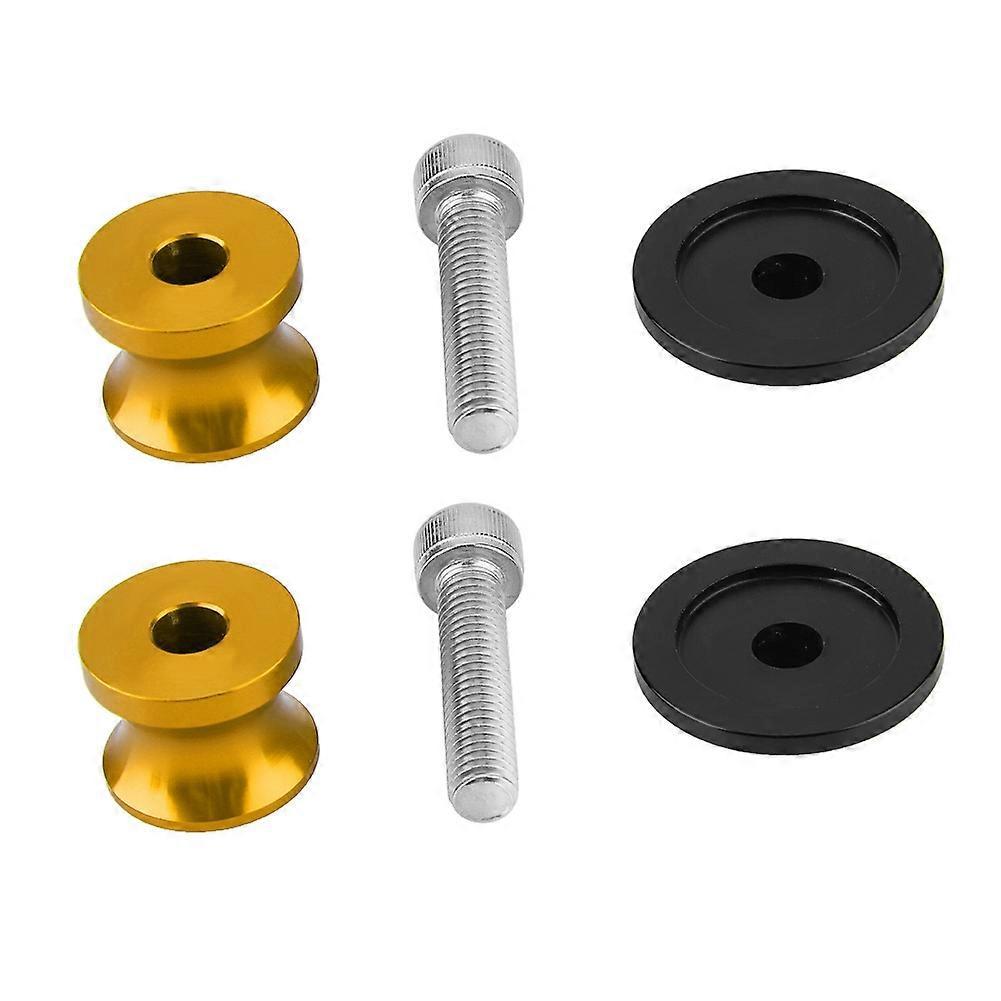 Stück 8 Mm Motorrad-cnc-hinterradständer-schwingarm-spulengleiter Ständer-schwingarm-spulen (gold)