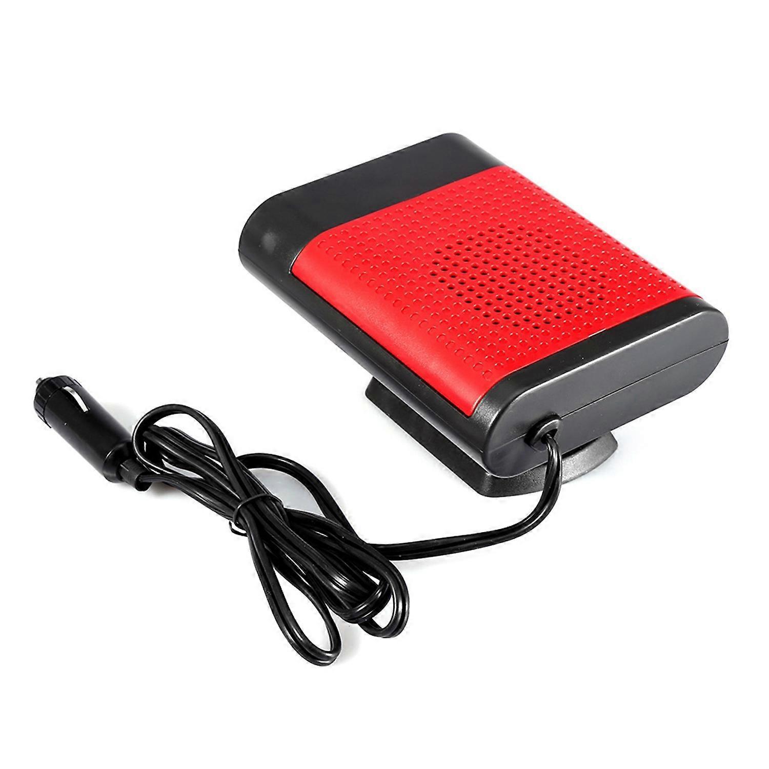 Tragbarer 12v-elektro-fensterheizer Für Autos, Heizung, Trockner, Windschutzscheibenlüfter, Entfroster (rot)