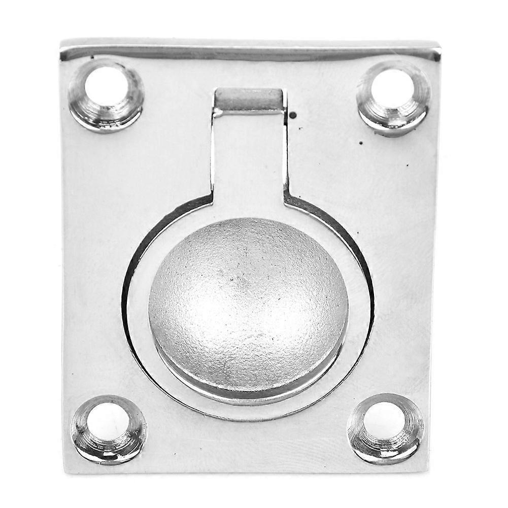 Quadratischer Bodengriff Für Boote, Edelstahl, Bündiger Hebering, 48 X 38 Mm