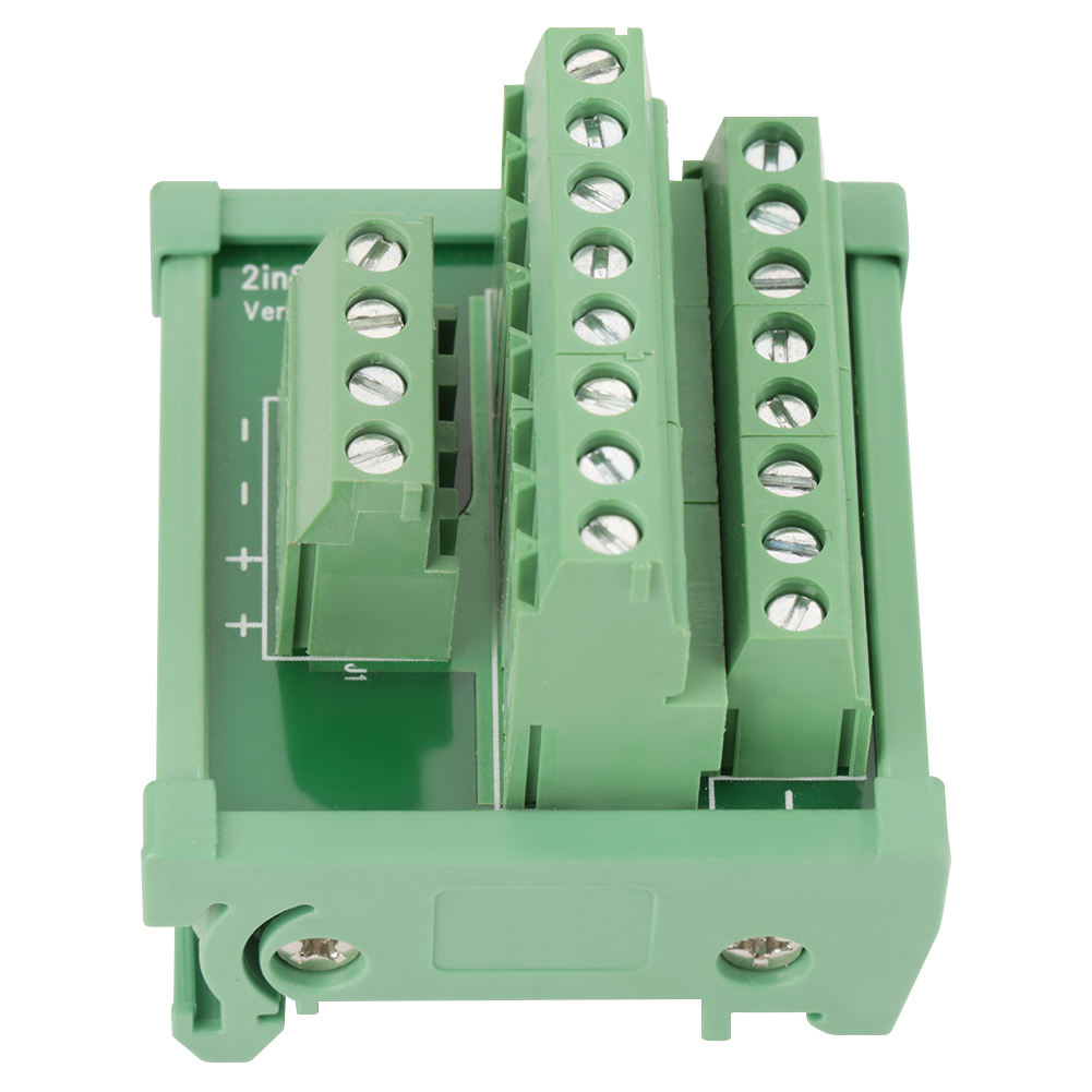 2-in-8-out Din-schienen- Und Schalttafel-stromverteilungsmodul-breakout-board