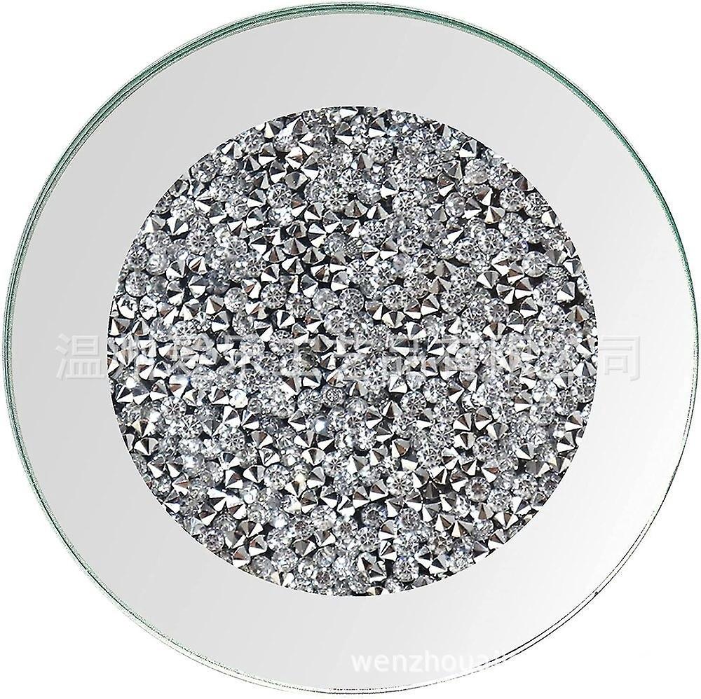 Kristallglas-untersetzer, Diamantgefüllte Spiegel-teeuntersetzer, Quadratische Untersetzer, Platzsets, Partydekoration