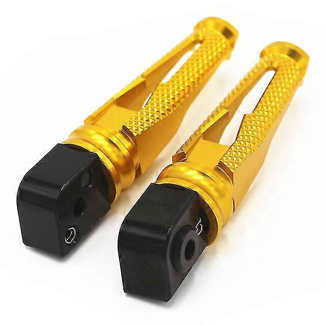 Fußrasten Aus Cnc-gefrästem Aluminium Für Kawasaki Z750, Z900, Z1000, Zx6r, Z800, Zx10r, Er6n, Er6f, Z900rs – Soziusfußrasten, Gold