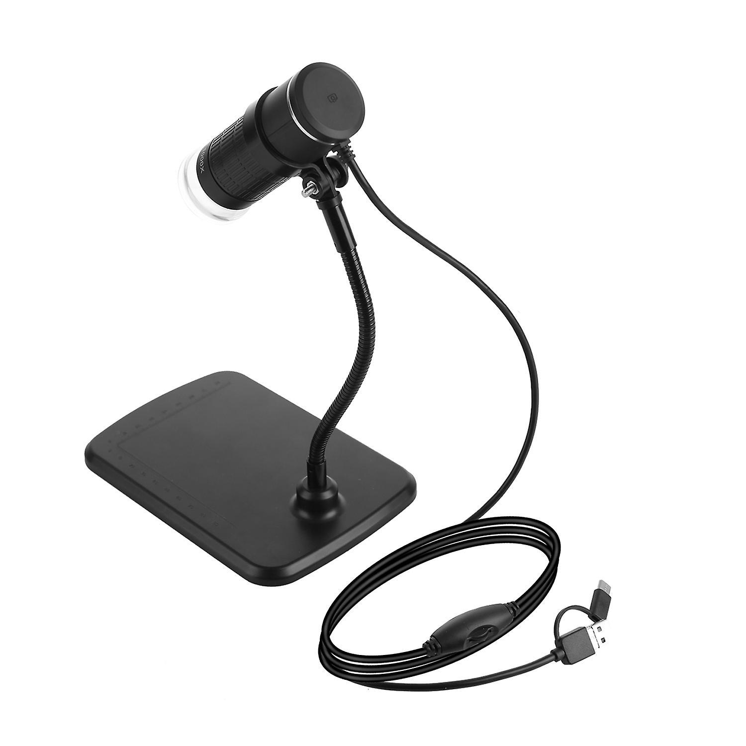 3-in-1 Digitalmikroskop Mit 1000-facher Vergrößerung, Hd 1080p-auflösung, Kompatibel Mit Smartphones Und Tablets (usb-c, Android+c).