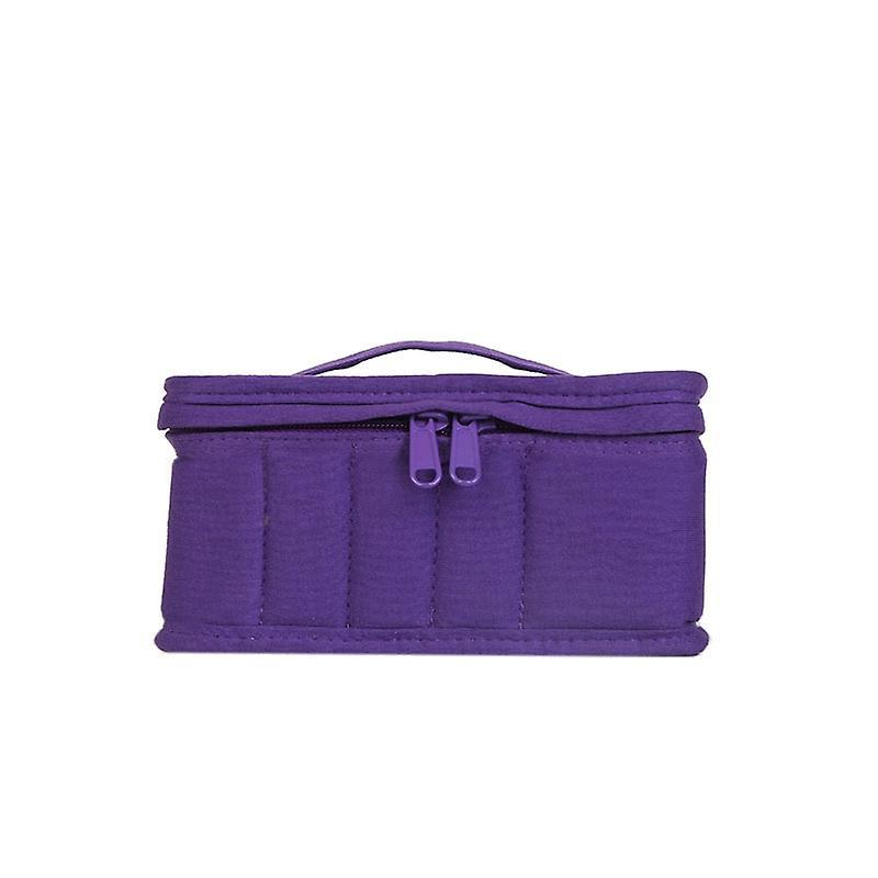 Doterra Ätherische Öltasche 15 Lm 10 Lm Gestrickte Baumwolle Lippenstifttasche Im Ethno-stil Tragbar 17 Fächer