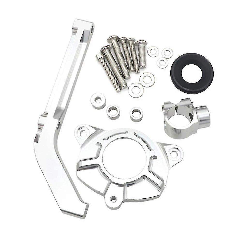 Z1000 Motorradzubehör Lenkungsdämpferhalterung Für Kawasaki Z 1000 2014-2018--silber