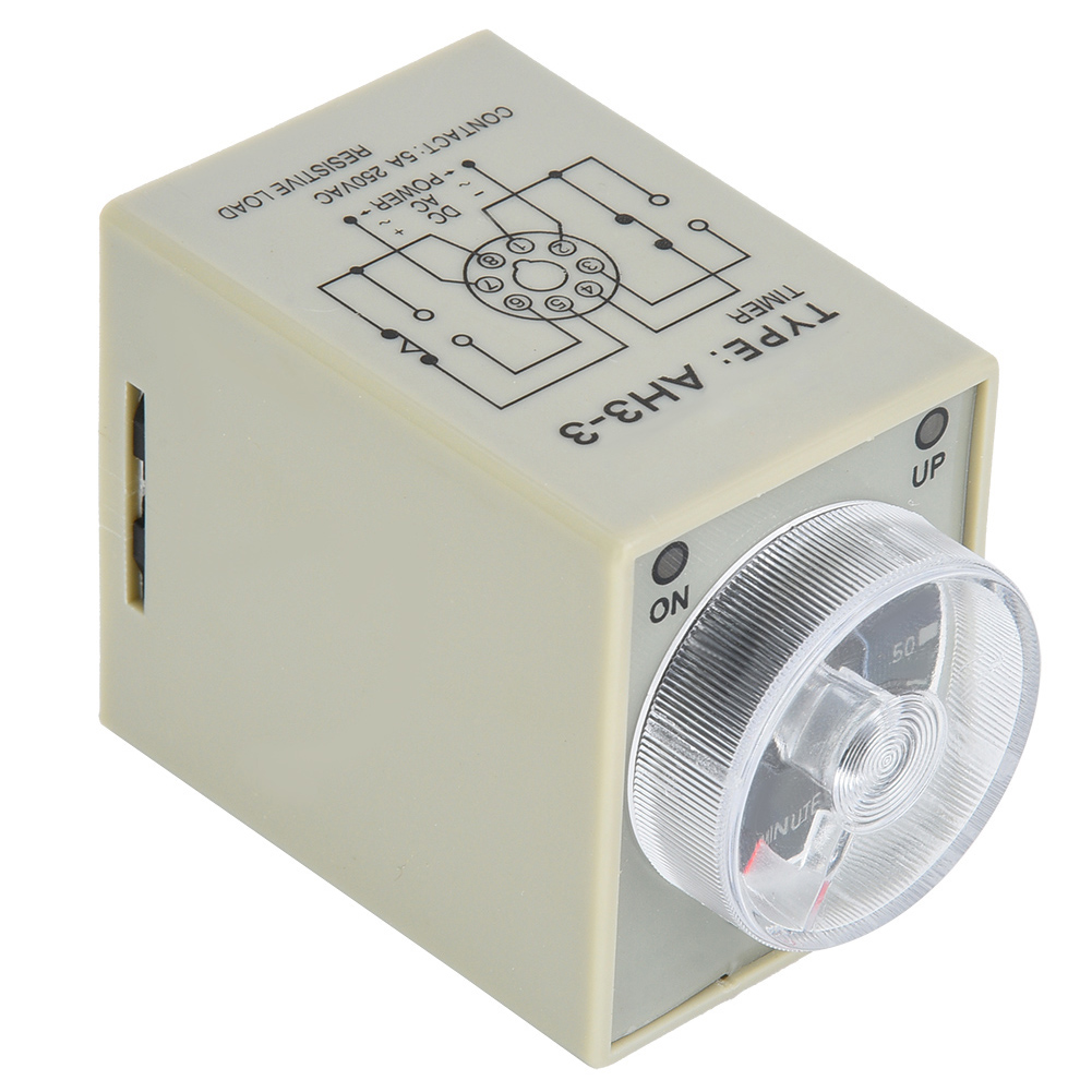 Ah3-3 Zeitrelais Elektronischer Typ Einstellbare Auslöseverzögerung Zeitrelais 8 Pins 60min(220v)